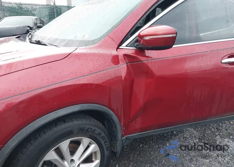 2015 Nissan Rogue Sv из США, поврежденный, VIN KNMAT2MT0FP551184